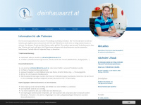 deinhausarzt.at Webseite Vorschau
