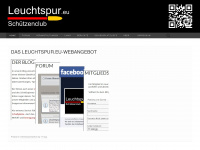 leuchtspur.eu Webseite Vorschau