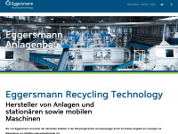 eggersmann-recyclingtechnology.com Webseite Vorschau