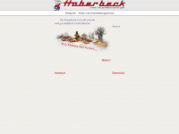partyservice-haberbeck.de Webseite Vorschau