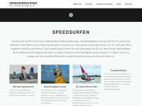 speedwindsurfen.de Webseite Vorschau