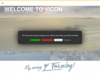 vicon.eu Webseite Vorschau