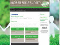 freie-buerger-korb.de Webseite Vorschau