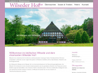 wilsederhof.de Webseite Vorschau