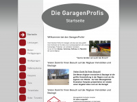 garagenprofis.de Webseite Vorschau