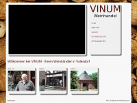 vinum-weinhandel.com Webseite Vorschau