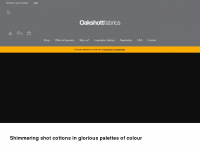 oakshottfabrics.com Webseite Vorschau