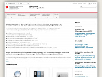 sas.admin.ch Webseite Vorschau