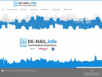 de-mail.info Webseite Vorschau