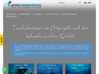 underseaventures.com Webseite Vorschau