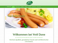 welldone-food.de Webseite Vorschau
