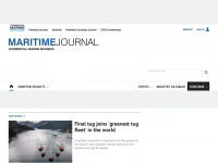 maritimejournal.com Webseite Vorschau