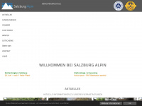 salzburg-alpin.com Webseite Vorschau