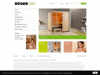 sauna-roeger.ch Webseite Vorschau