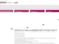 physiowatt.ch Webseite Vorschau