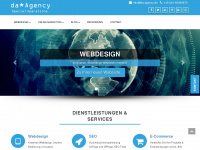 da-agency.de Webseite Vorschau
