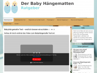 babyhängematte-test.de Webseite Vorschau