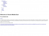roche-middleeast.com Webseite Vorschau