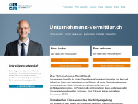 unternehmens-vermittler.ch Webseite Vorschau