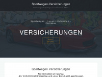 sportwagen-versicherungen.de Webseite Vorschau