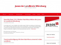 jusos-wuerzburg-land.de Webseite Vorschau