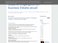 business-etikette.blogspot.com Webseite Vorschau
