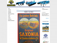 saxonia-landtechnik.de Webseite Vorschau