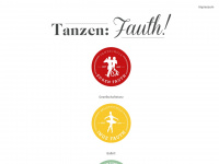 tanzen-fauth.de Webseite Vorschau