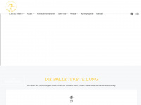 ballettschule-fauth.de Webseite Vorschau