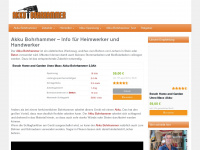 akku-bohrhammer.net Webseite Vorschau