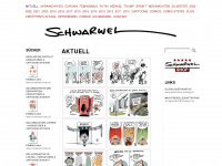 schwarwel-karikatur.com Webseite Vorschau
