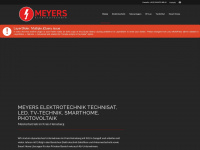 meyers-elektrotechnik.de Webseite Vorschau