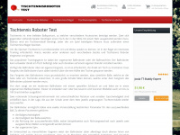 tischtennis-roboter-test.de Webseite Vorschau
