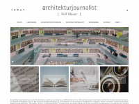 architekturjournalist.com Webseite Vorschau