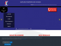 sdis88.fr Webseite Vorschau