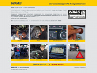 kfz-waas.de Webseite Vorschau
