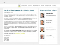 ophthalmo-update.com Webseite Vorschau