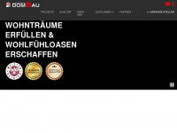 dom-bau.at Webseite Vorschau