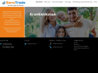 sanotrade.ch Webseite Vorschau