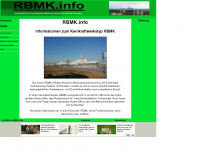 rbmk.info Webseite Vorschau