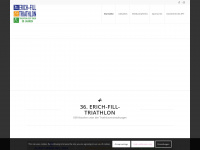 erich-fill-triathlon.de Webseite Vorschau