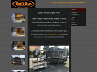 bensbox.ch Webseite Vorschau