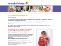 kinderhilfsfonds.at Webseite Vorschau