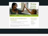 klick-nachhilfe.org Webseite Vorschau