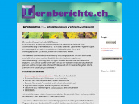 lernberichte.ch Webseite Vorschau
