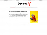 bewex.ch Webseite Vorschau