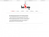 hohop.ch Webseite Vorschau