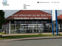 glas-niederrhein.com Webseite Vorschau