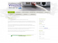 vewotech.net Webseite Vorschau