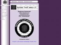 dystonietreffonline.org Webseite Vorschau